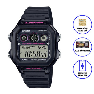 Đồng hồ casio nam dây nhựa ae-1300wh-1a2vdf chính hãng