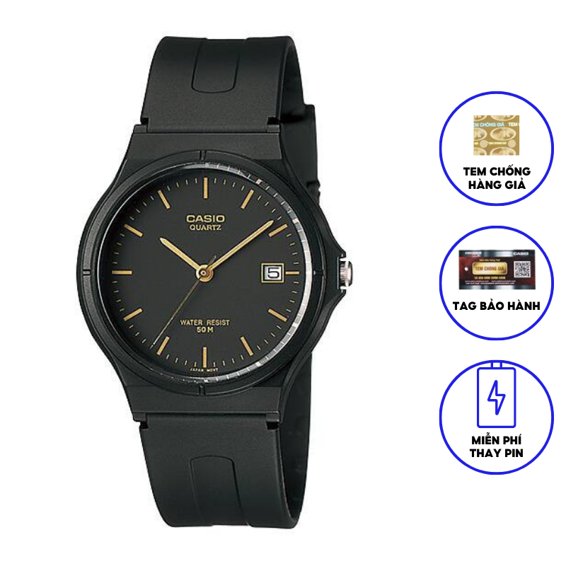 Đồng hồ nữ dây nhựa Casio MW-59-1EV chính hãng
