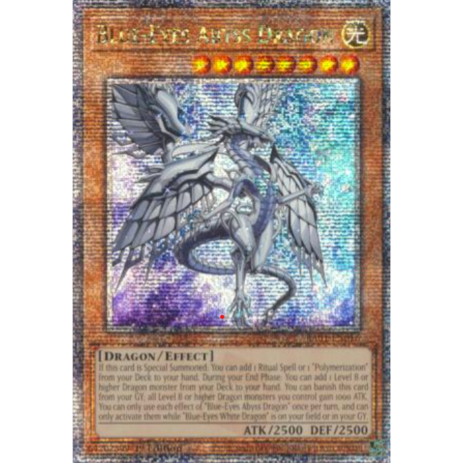 Lá bài Blue-Eyes Abyss Dragon - RA01-EN016
