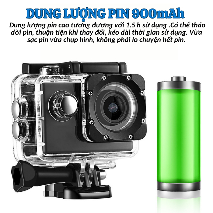 Camera Hành Trình 4K Ultra HD mini Wifi Kết Nối Với Điện Thoại, camera hành trình xe máy phượt, xe đạp chống rung chống | BigBuy360 - bigbuy360.vn