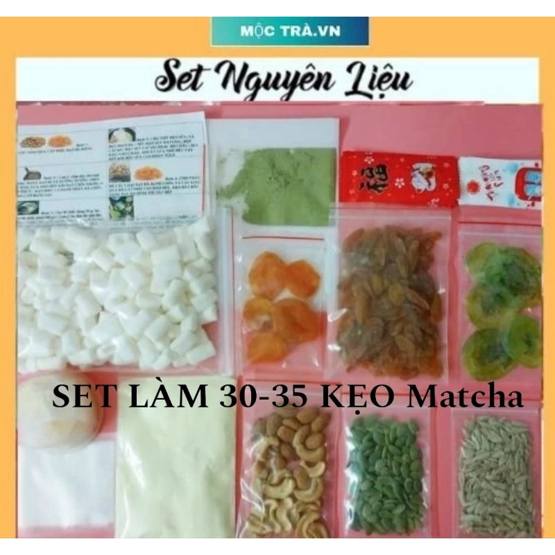 Set tự làm kẹo nougat có bơ, giấy gạo, vỏ kẹo, nguyên liệu làm kẹo hạnh phúc
