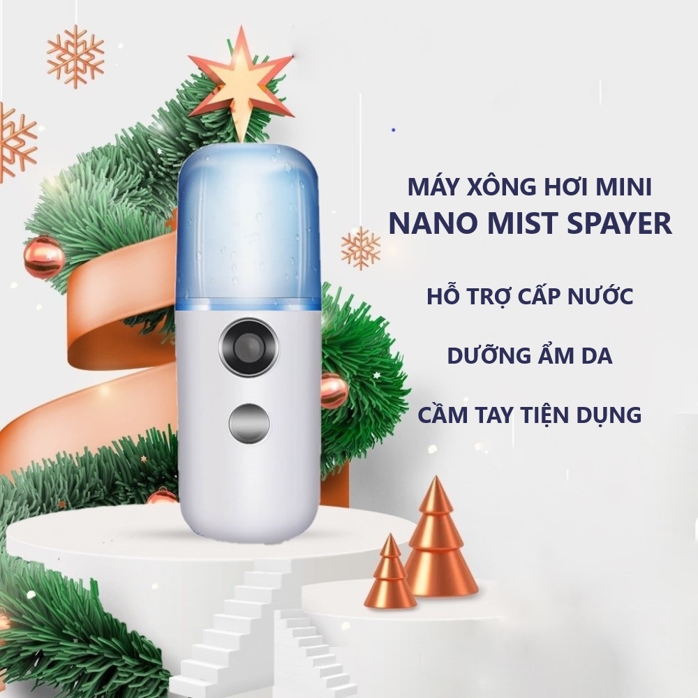 Máy Phun Sương Xông Hơi Mặt NaNo Hỗ Trợ Dưỡng Da Cấp Nước Cho Da Nano Spray Water Replenisher Mist Sprayer