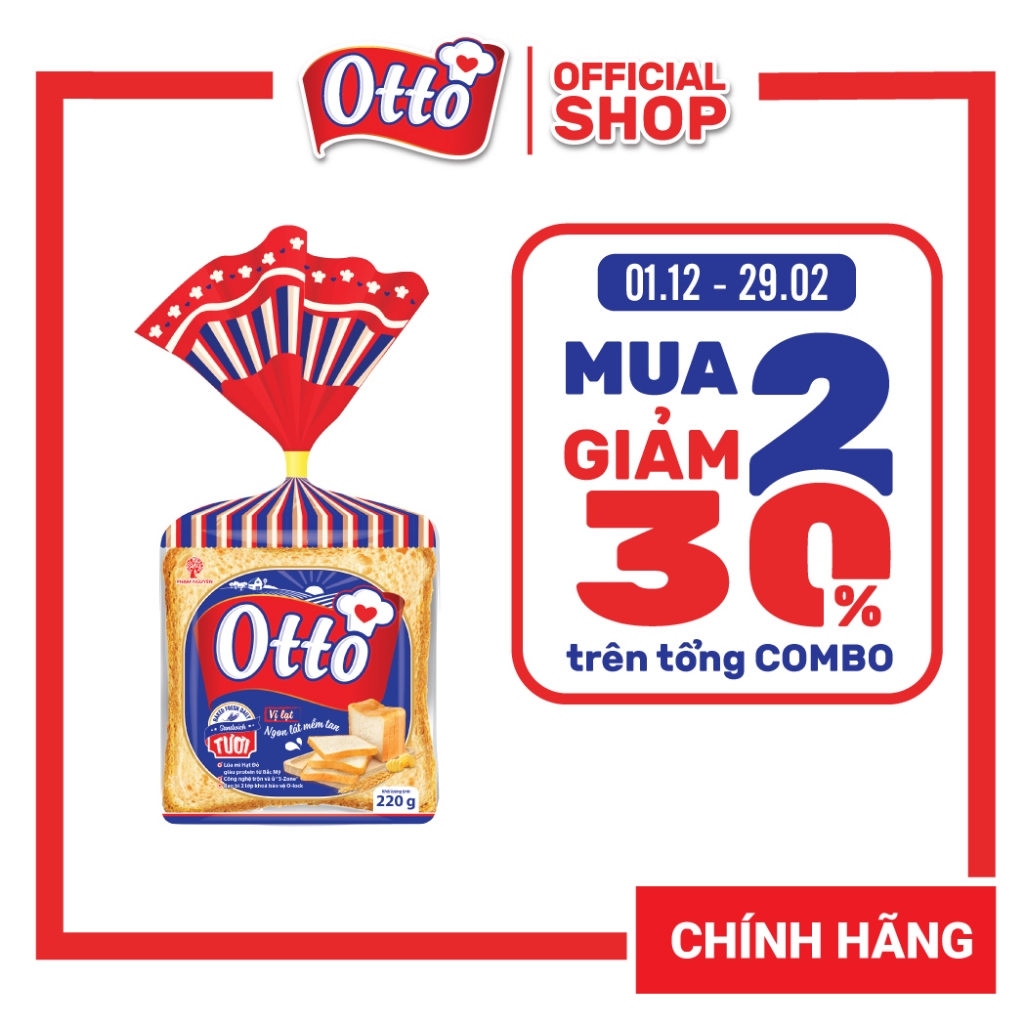 1 Túi Bánh Sandwich tươi lạt (450g/220g) | Bánh ăn sáng | Bánh mì tươi | Đồ ăn vặt