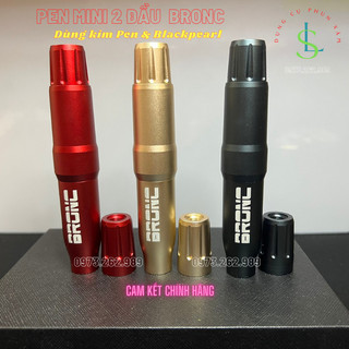 Máy pen Bronc 2 đầu dùng kim pen và kim Blackpearl, máy pen phun xăm / linhshop-hn