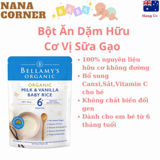 Bột ăn dặm hữu cơ bellamy's organic date 2/2024