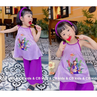 Áo Bà Ba chất lụa mềm mướt cho bé gái + kèm mấn size 9-30kg (Hàng loại 1 bao đẹp)