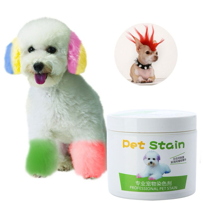 Thuốc nhuộm lông /Màu nhuộm lông cho chó mèo Pet Stain 100g