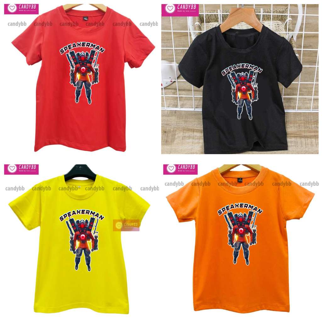 Skibidi toilet titan tivi man áo thun 10-60kg