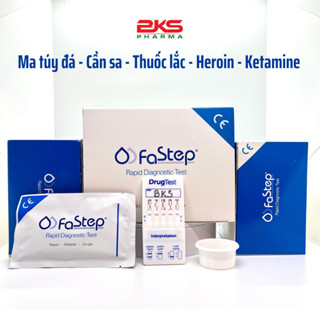Test thử nhanh Ma tuý tổng hợp 5 chân Fastep bao gồm Heroin, Ma túy đá, Thuốc lắc, Cần sa, Ketamine