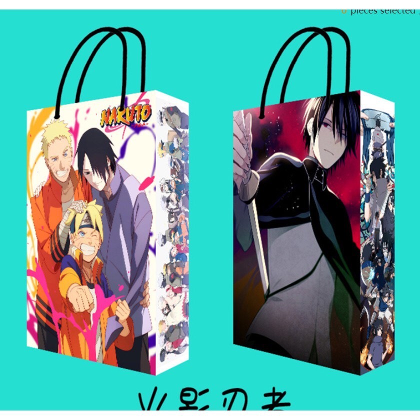 Túi giấy in hình Anime Naruto - One Piece