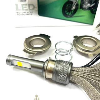 Đèn pha led râu rtd chính hãng m02j-2 tim cho ôto xe máy ánh sáng trắng
