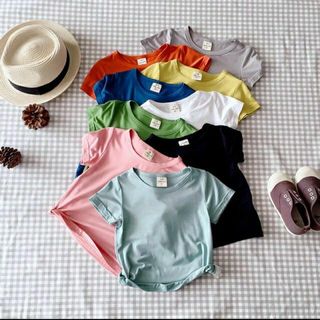 Áo thun cổ tròn dáng Basic cho bé 8-18kg