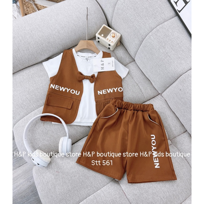 Set Bộ Công tử cho bé trai 8-30kg