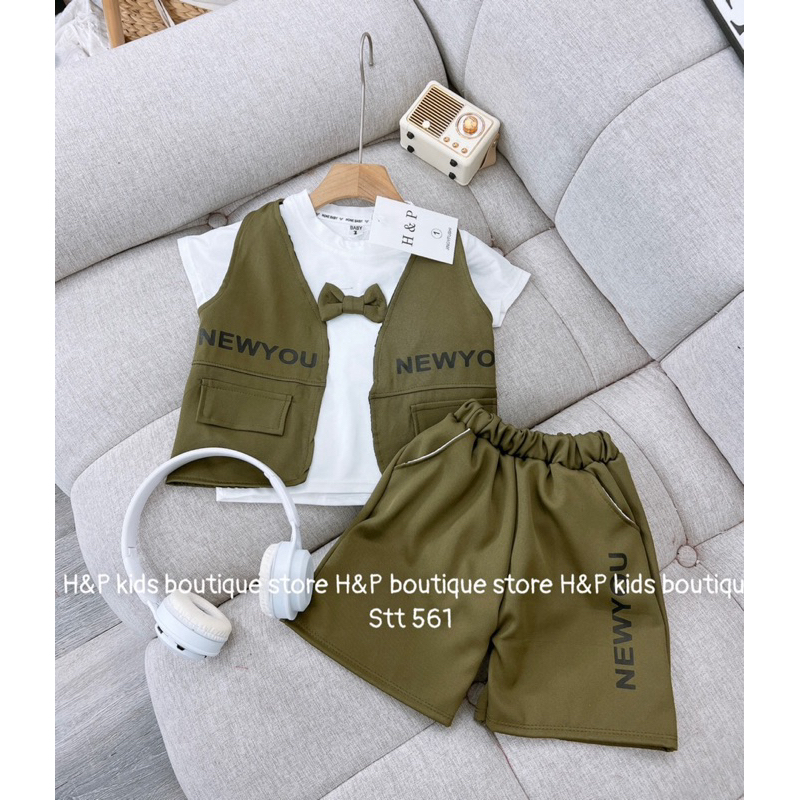 Set Bộ Công tử cho bé trai 8-30kg