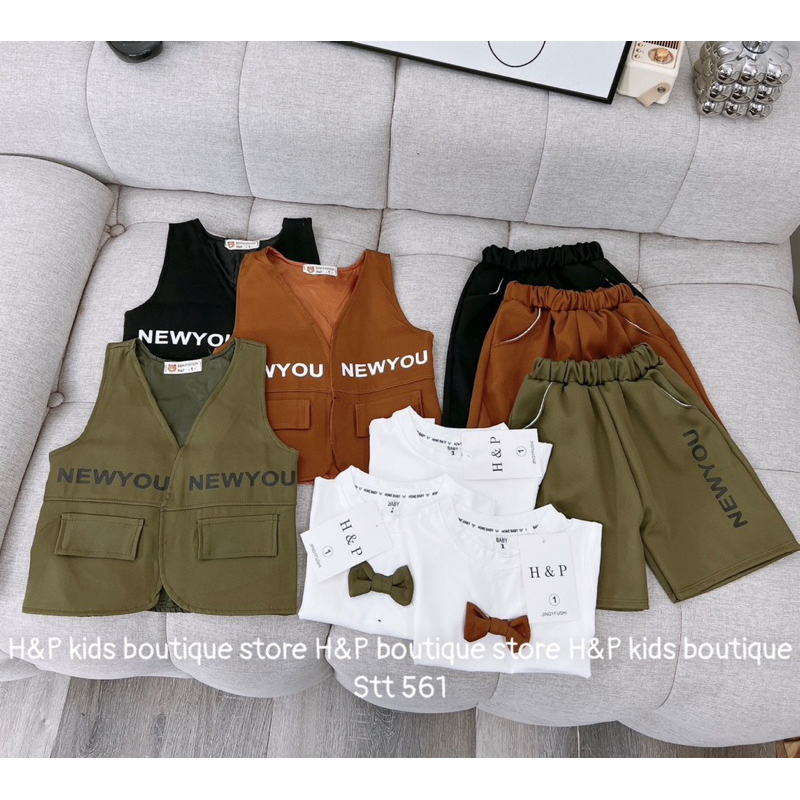 Set Bộ Công tử cho bé trai 8-30kg