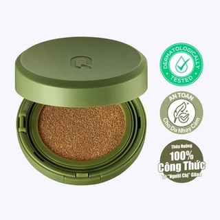  Tặng bông mút  Siêu Phấn Nước Che Phủ GLAMRR Q Vegan Super Cover Cushion SPF50+ PA+++  1 lõi x 15g  
