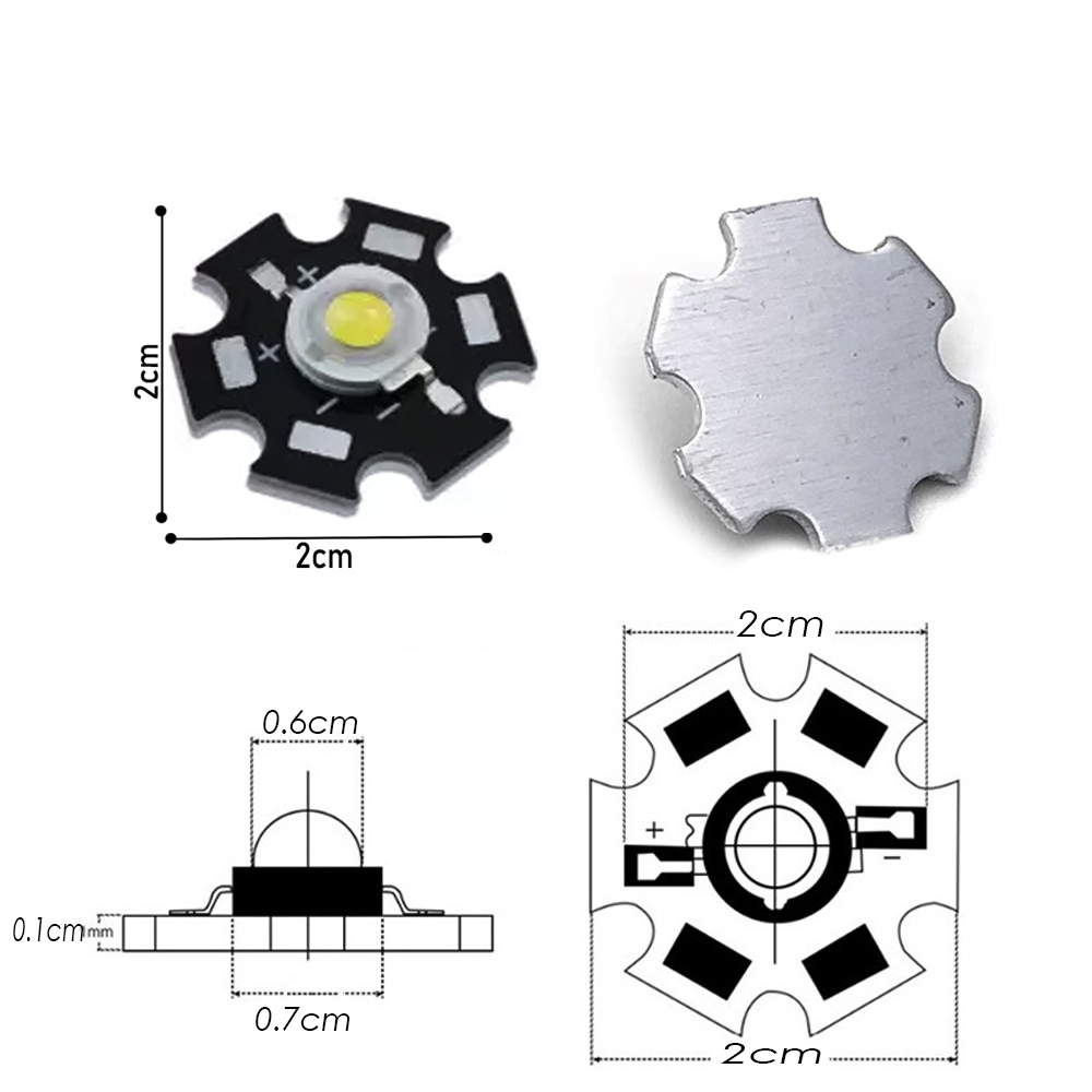 Bóng Led, Chip Led 3V-3.7V  Bóng Led Thay thế đèn pin, Đèn trang tri, Đèn thủy sinh