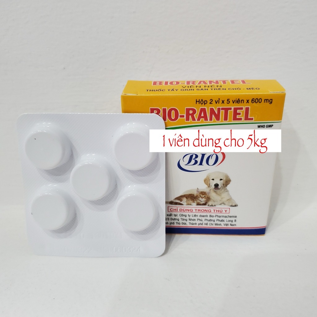 Xổ giun cho chó mèo Bio Care