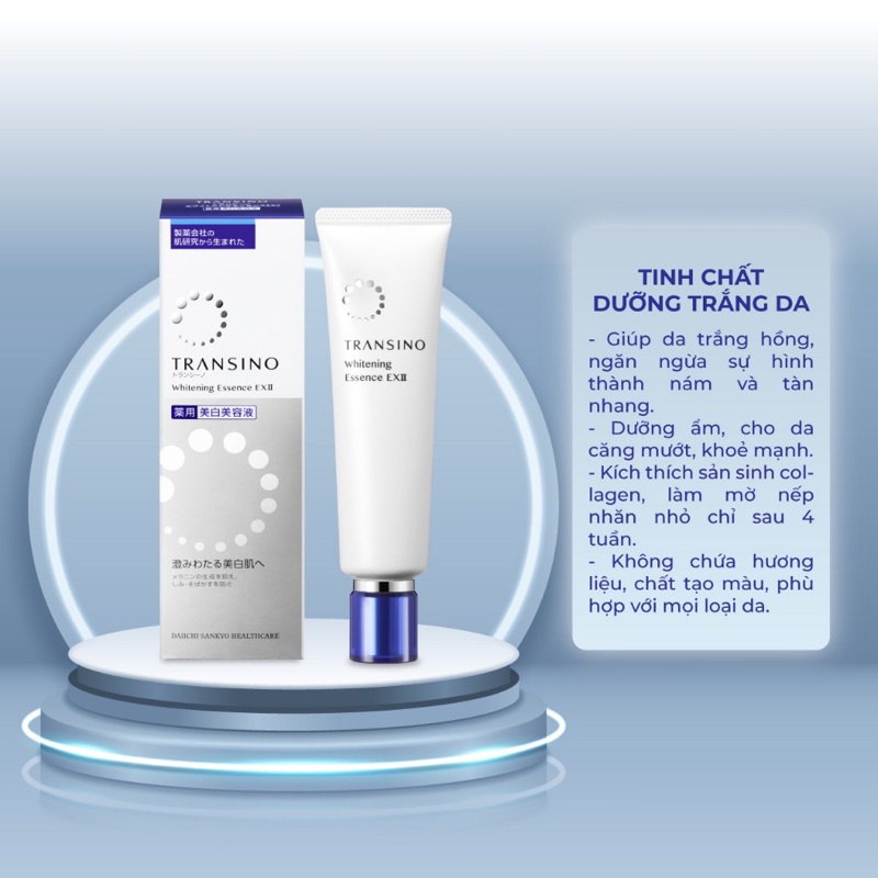 Tinh Chất Dưỡng Trắng Mờ Thâm Nám TRANSINO  50g