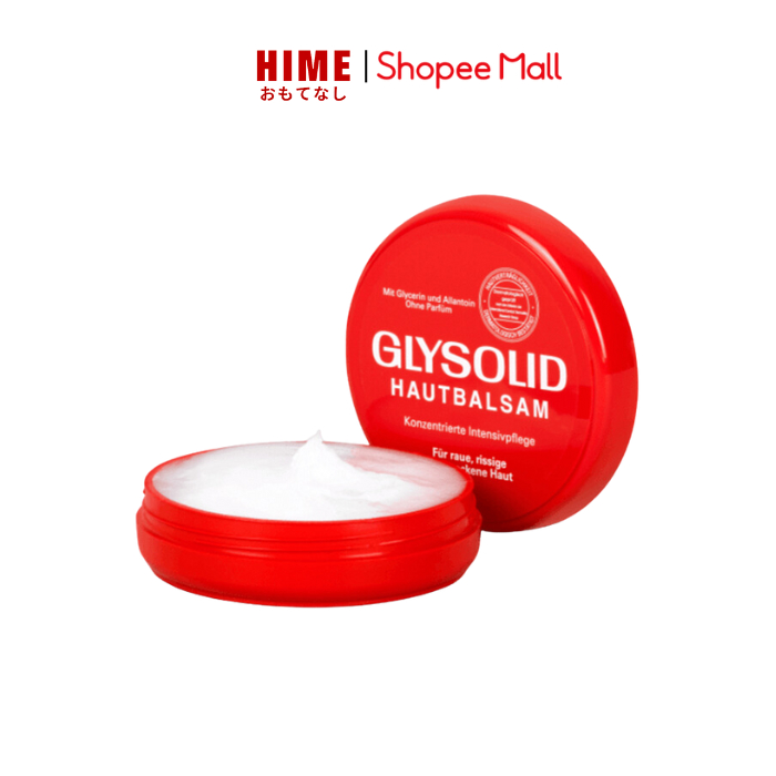 Kem Nẻ Dưỡng Ẩm Da Glysolid Hautbalsam 100ml Bản Đức, Dành Cho Gót Chân Nứt Nẻ, Khô Ráp
