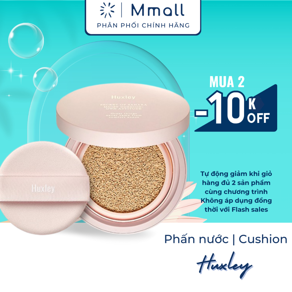 Huxley Phấn Nước Trang Điểm Moist Cushion Own Attitude - Mmall Nhập Khẩu Chính Hãng Mmall_vn