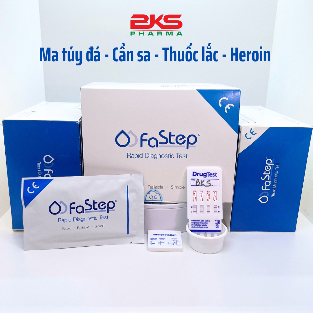 Que test ma tuý tổng hợp 4 chân Fastep test nhanh độ chính xác cao