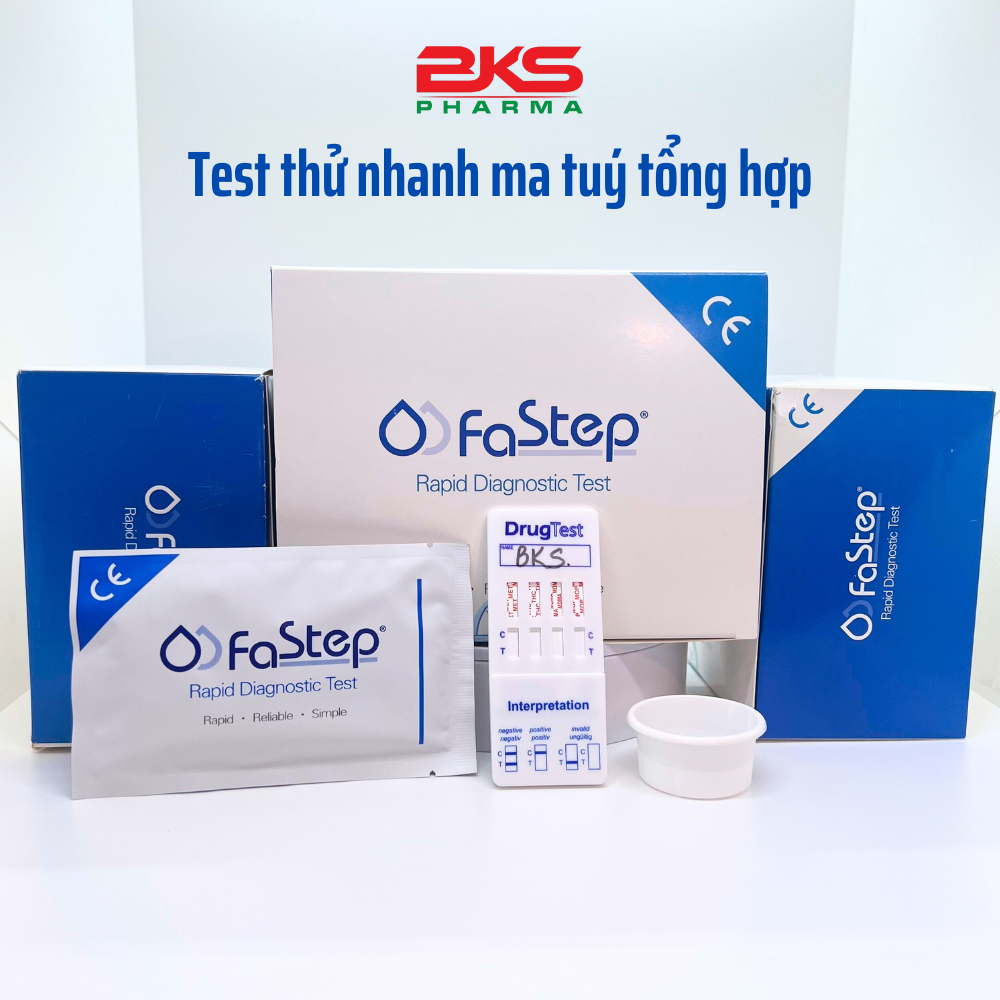 Que test ma tuý tổng hợp 4 chân Fastep test nhanh độ chính xác cao