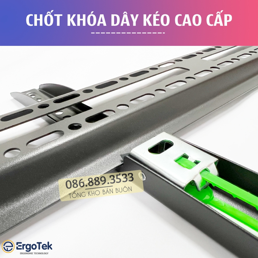 Giá Treo Tivi Siêu Mỏng ErgoTek E93 40 - 75 Inch  / E92 32 - 60 Inch - Khung Giá Treo Tv Sát Tường