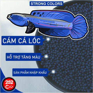 Cám cá lóc blue , thức ăn cá lóc hỗ trợ tăng sắc tố xanh cho cá lóc