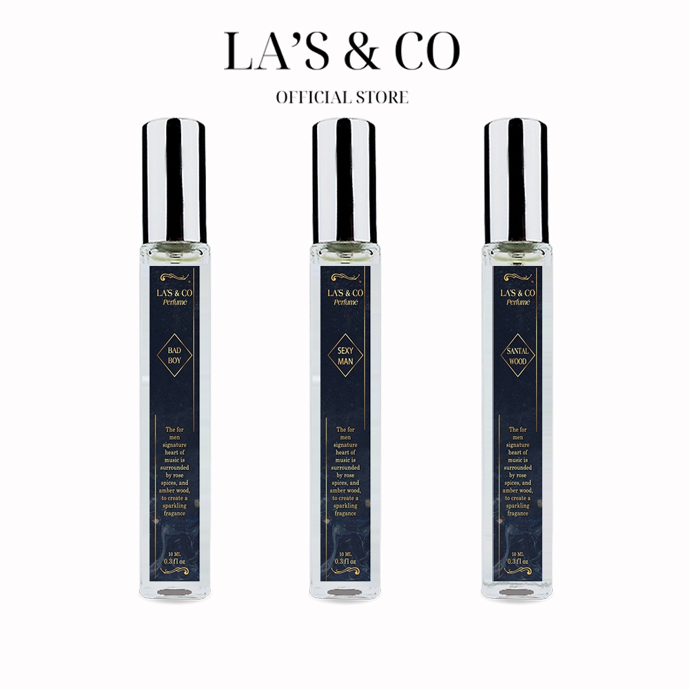 Nước hoa nam La's & Co Sexy Man 10ml hương thơm Nam tính, mạnh mẽ