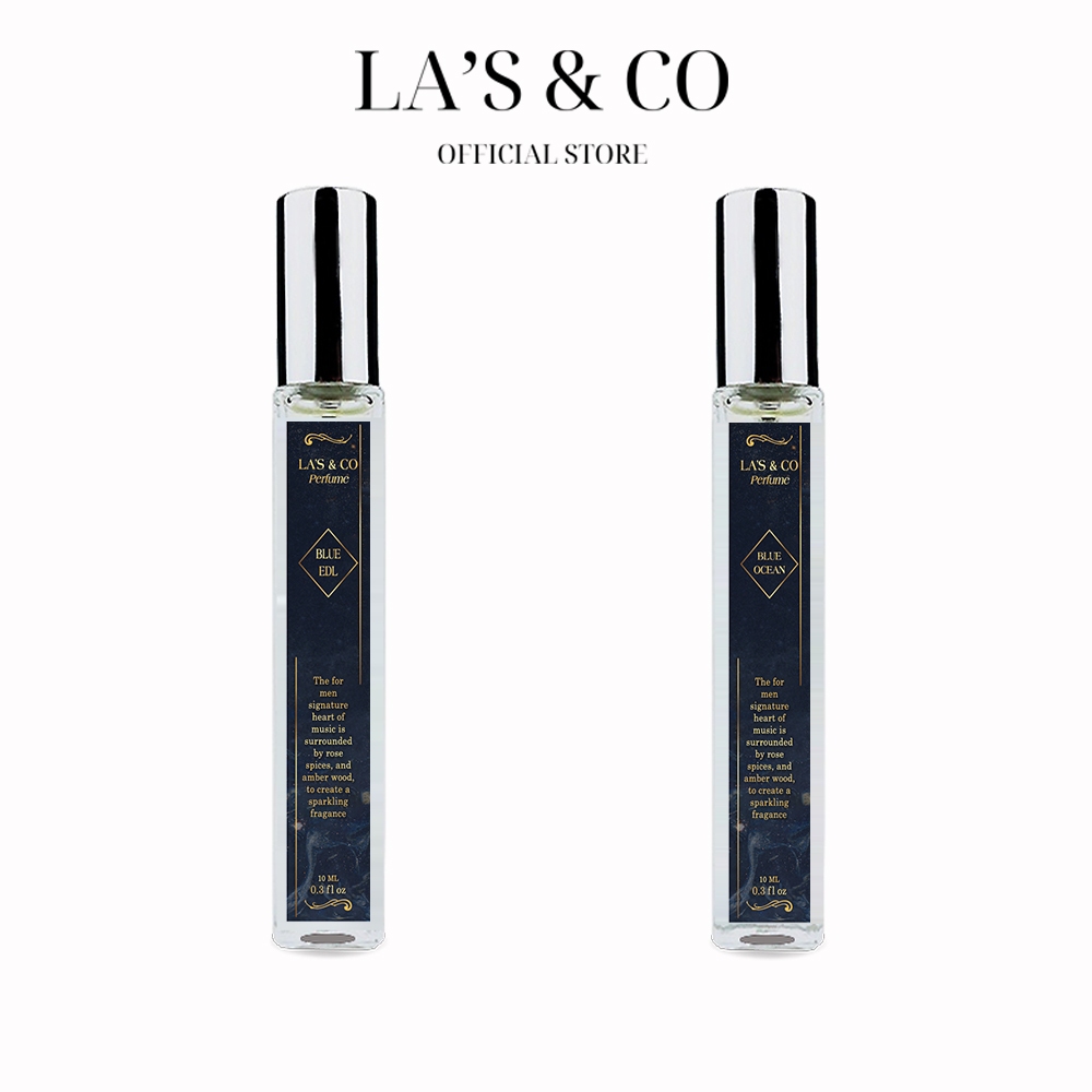 - Nước hoa nam La's & Co với hương thơm lịch lãm, cuốn hút 10ml x 2 - Dạng xịt