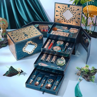 Bộ quà tặng trang điểm 4 tầng 22 món nhà Youliyoula nội địa Trung có đi kèm túi đựng-Quà tặng bạn gái