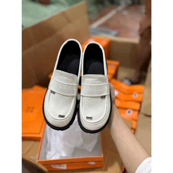 Giày Đốc Nữ Da Bóng Tag Miu nhỏ đi êm chân LOẠI 1 FULL HỘP