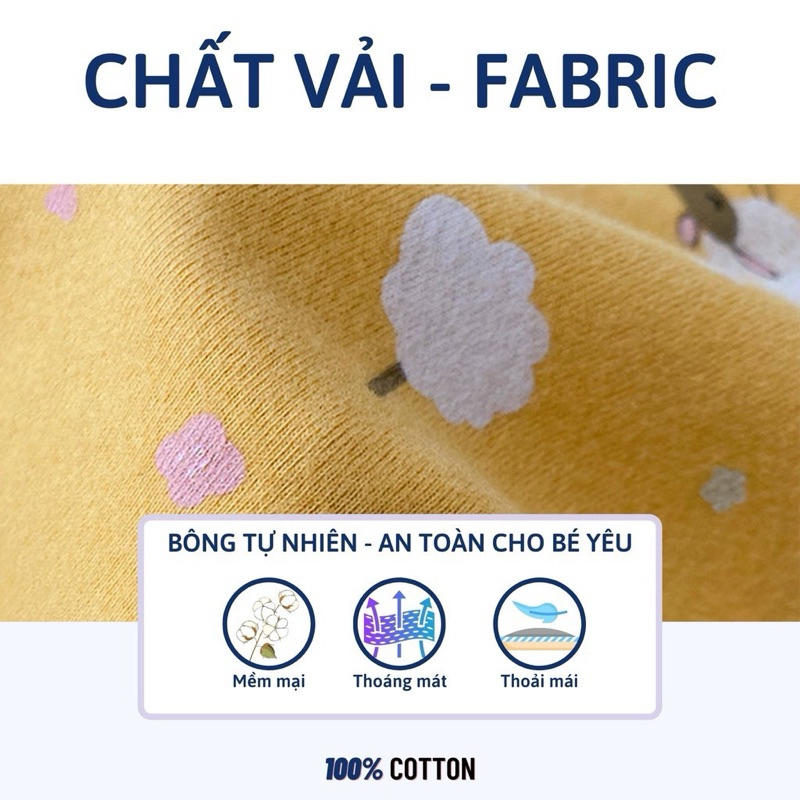 Bộ ngủ Ambb Kid dài tay thu đông cho bé gái/ bé trai DMINT - Quần áo thu đông mẫu mới