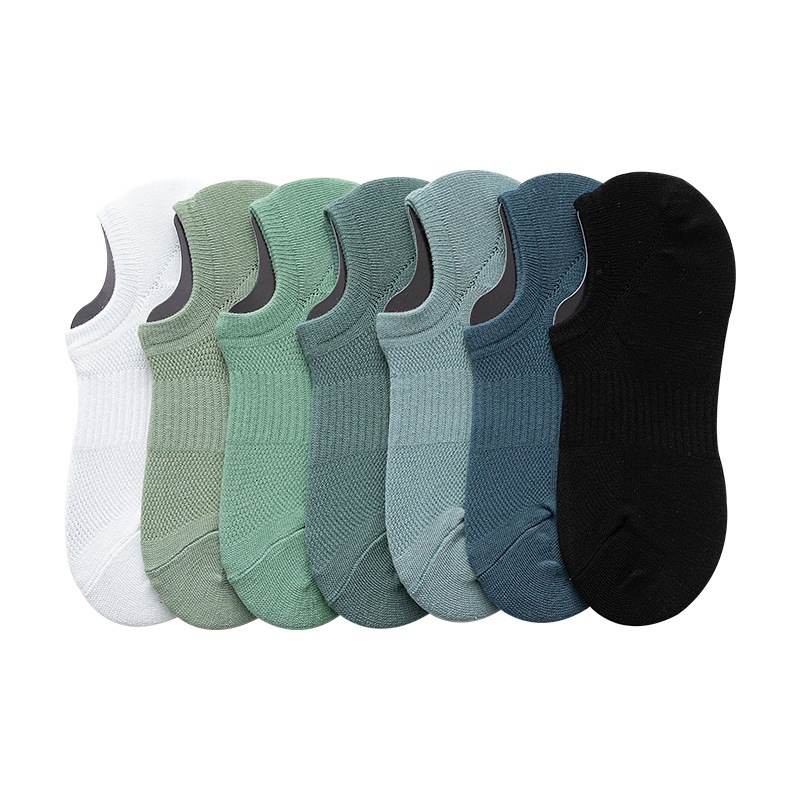 Combo 7 Đôi Tất vớ lười mắt cá chân nam nữ Cotton Cao Cấp co giãn kháng khuẩn , khử mùi , thoáng khí , không bai nhão