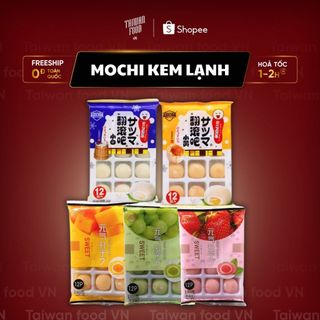 MOCHI KEM LẠNH TRÁI CÂY - BÁNH MOCHI ĐÀI LOAN { TAIWAN FOOD VN } ĐỒ ĂN VẶT