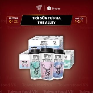 TRÀ SỮA TỰ PHA THE ALLEY HOA QUẢ { TAIWAN FOOD VN } ĐỒ ĂN VẶT TRUNG