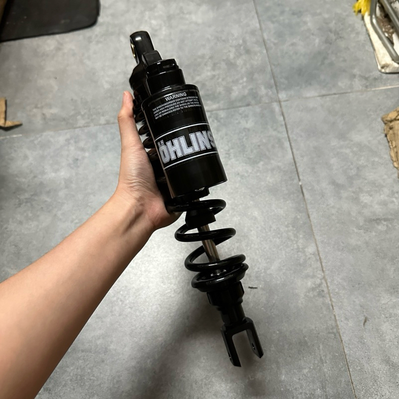 Phuộc sau OHLINS bình dầu full đen cho Vario Vision Click Lead Sh Mode Janus ...
