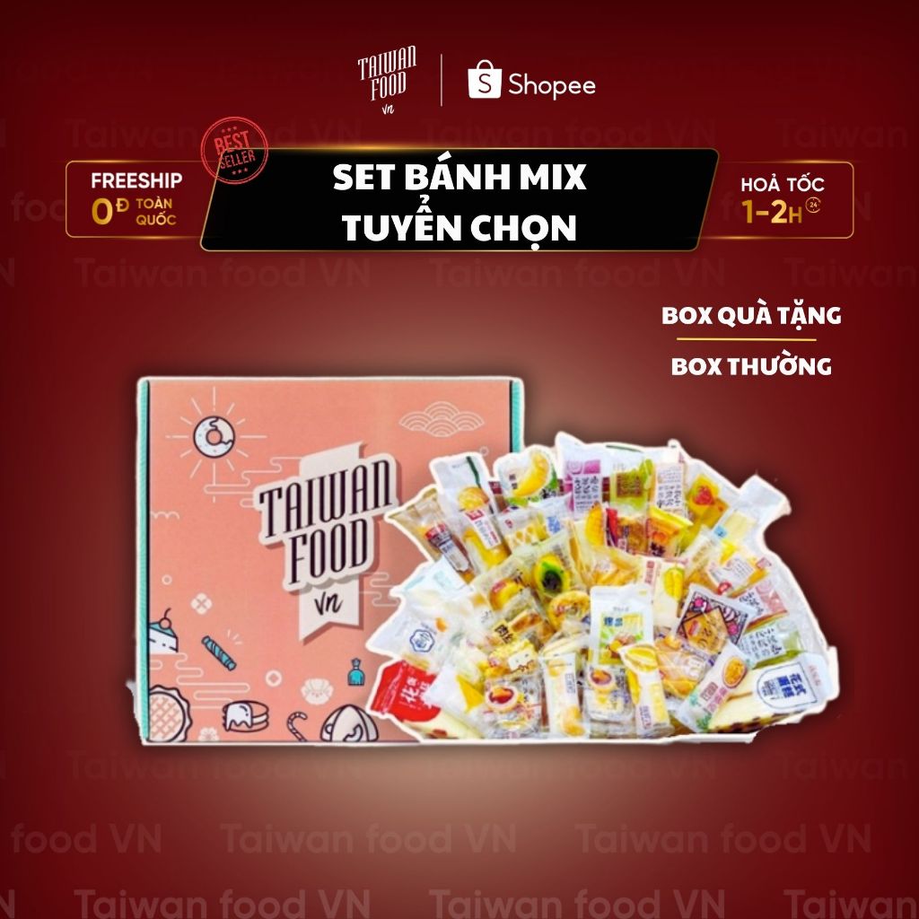 BÁNH MIX TUYỂN CHỌN CÁC VỊ { TAIWAN FOOD VN } BÁNH NỘI ĐỊA TRUNG ĐỒ ĂN VẶT
