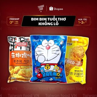 BIM BIM TUỔI THƠ - XƯƠNG CHÓ, CÁNH GÀ, CƠM CHÁY GIÒN { TAIWAN FOOD VN } ĐỒ ĂN VẶT TRUNG