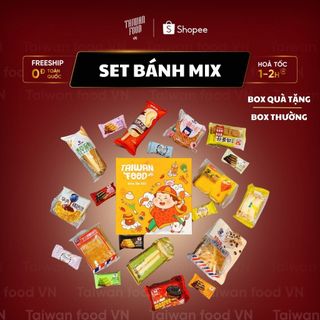 BOX MIX 1KG BÁNH TƯƠI TUYỂN CHỌN { TAIWAN FOOD VN } ĐỒ ĂN VẶT TRUNG