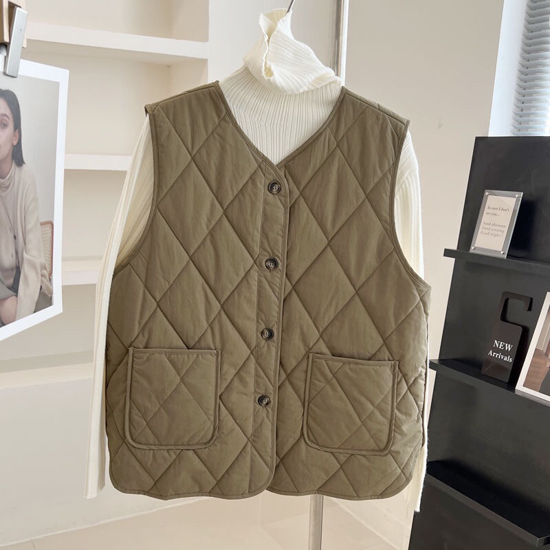 Áo Gile phao trầm trám siêu nhẹ