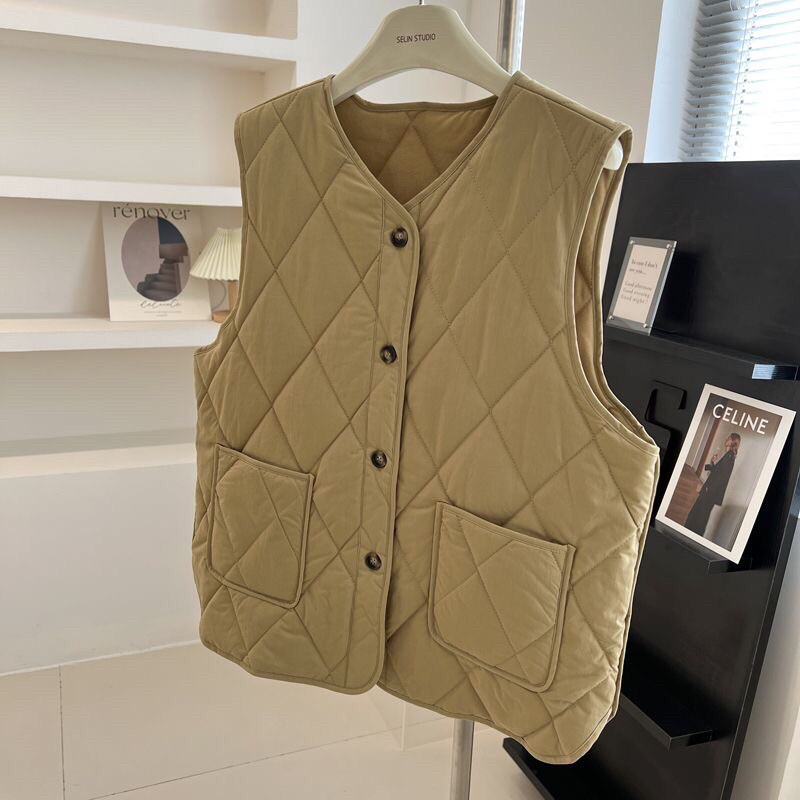 Áo Gile phao trầm trám siêu nhẹ