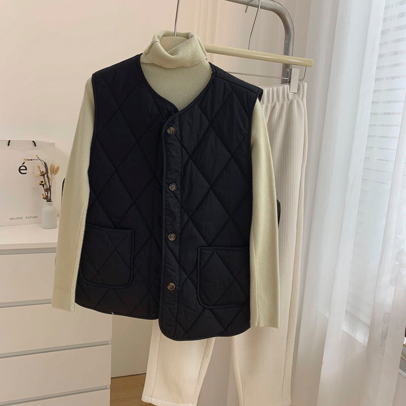 Áo Gile phao trầm trám siêu nhẹ