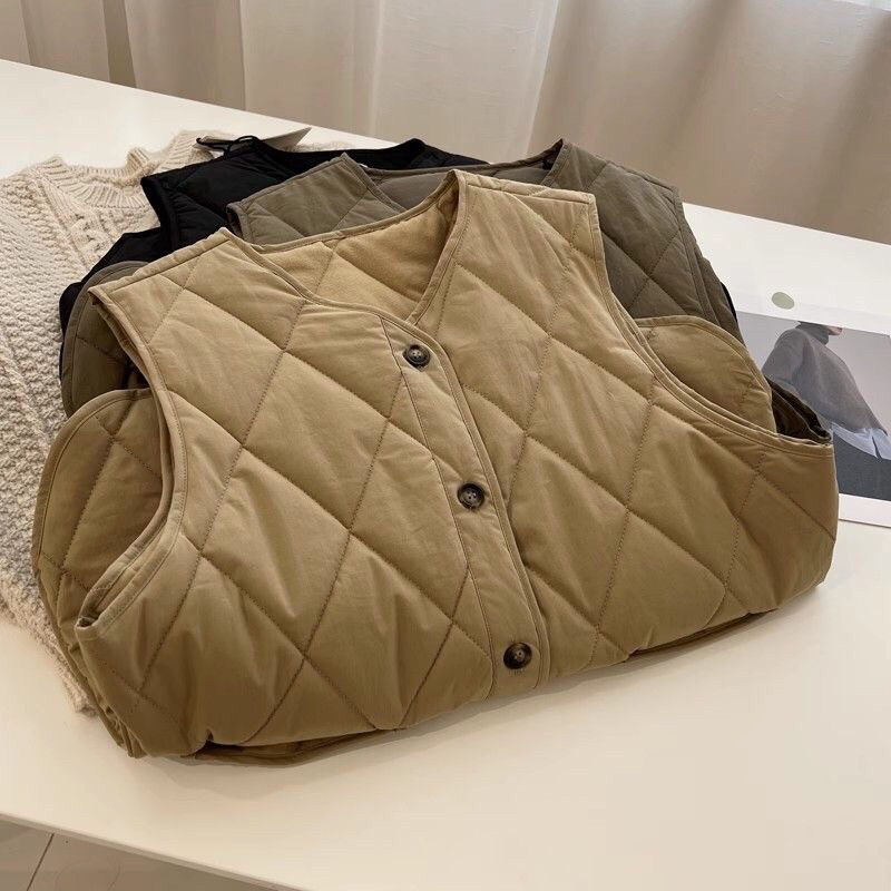 Áo Gile phao trầm trám siêu nhẹ