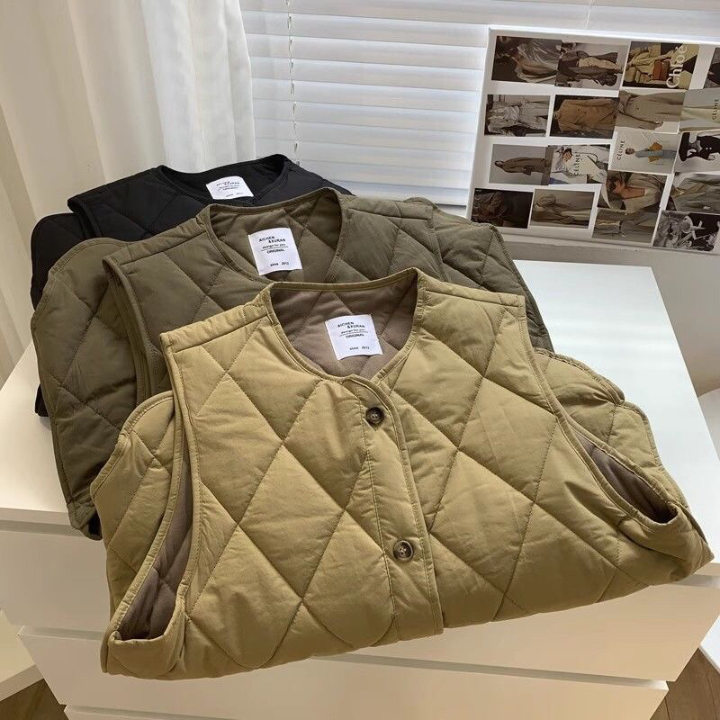 Áo Gile phao trầm trám siêu nhẹ