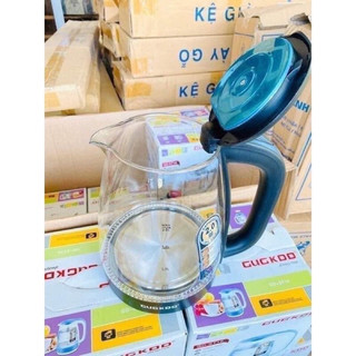 Ấm siêu tốc cuckoo st16 thuỷ tinh cao cấp có đèn