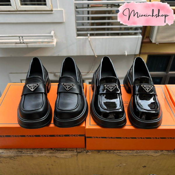 Giày đốc nữ PANDA giày da đế đúc 5P 3 màu LOẠI 1 FULL HỘP siêu nhẹ