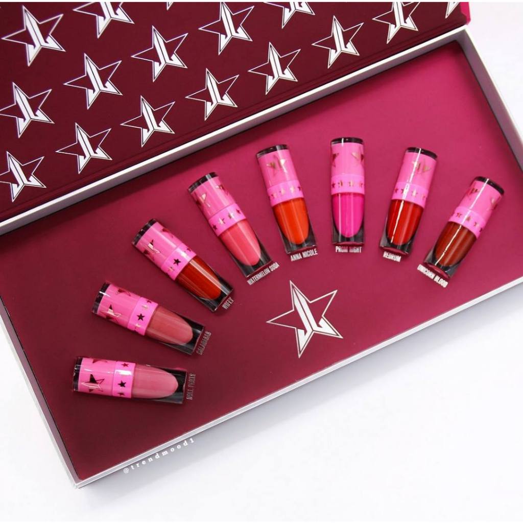Set Son Kem Lì Jeffree Star Cosmetics - Mini Red & Pink Bundle