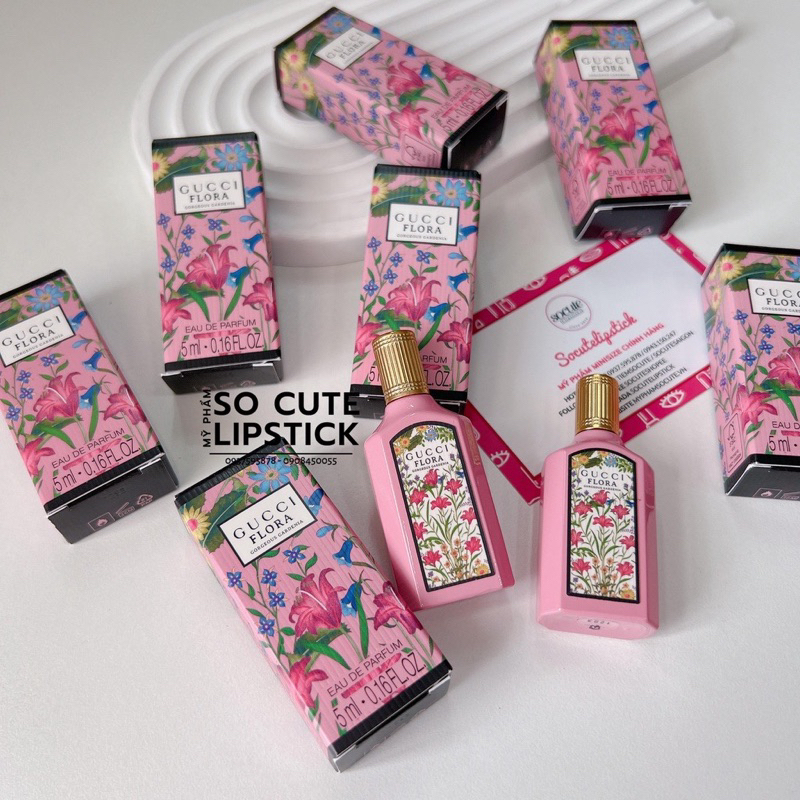 Nước hoa Mini Flora hồng & Flora xanh 5ml 🌸 Quyến rủ ,sexy , gợi cảm🌺